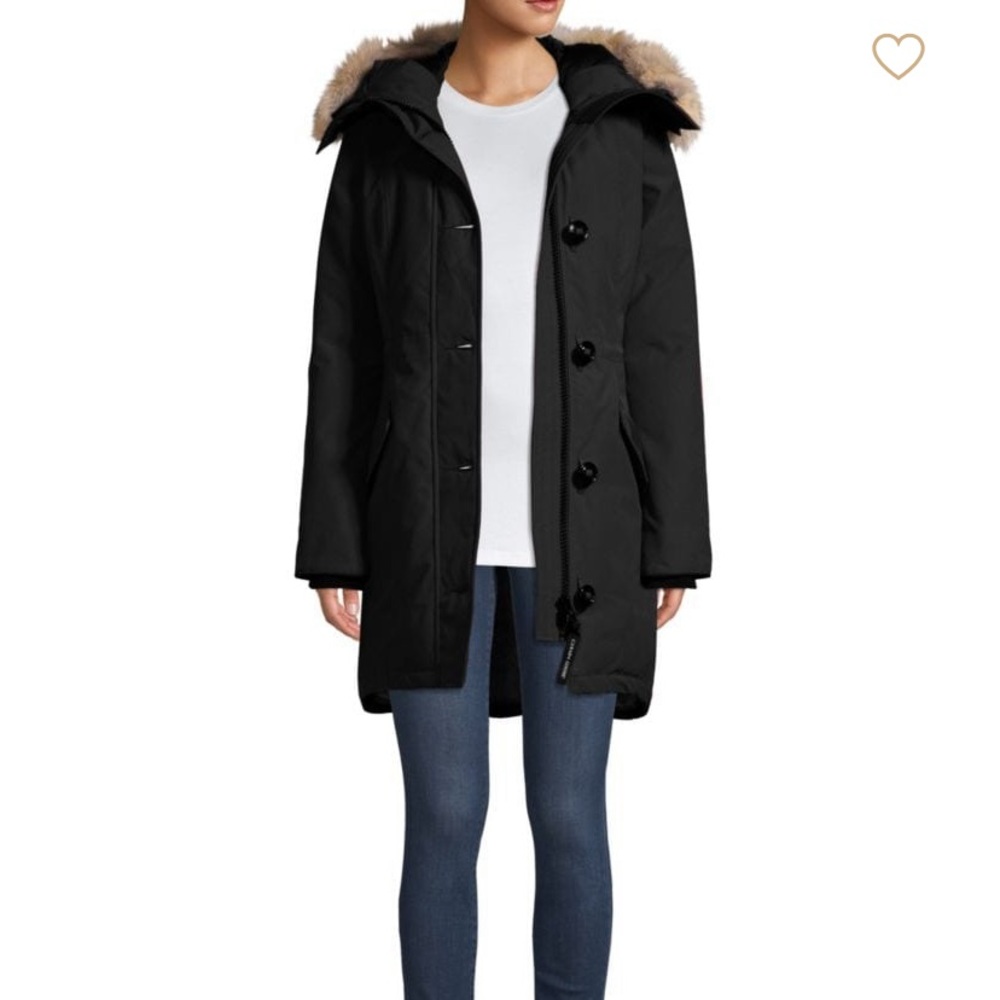 CANADA GOOSE ROSSCLAIR FUR TRIM DOWN PARKA